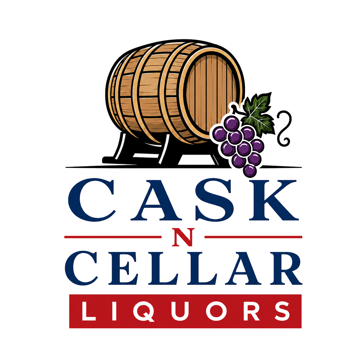 Cask N Cellar Liquors logo